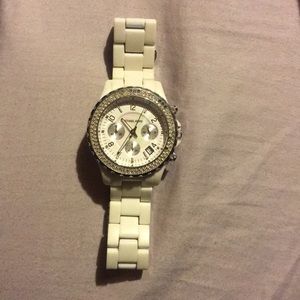 White Michael Kors Watch.